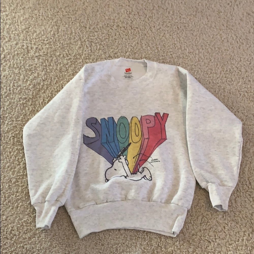 gender neutral snoopy sweatshirt